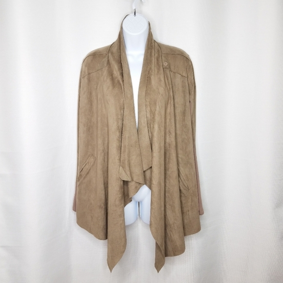 Blank NYC drape jacket in color Mt. Rushmore - Picture 4 of 15